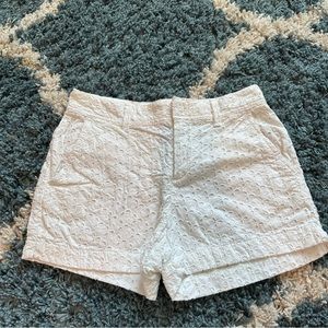 Gap - White Eyelet Shorts - Size 00